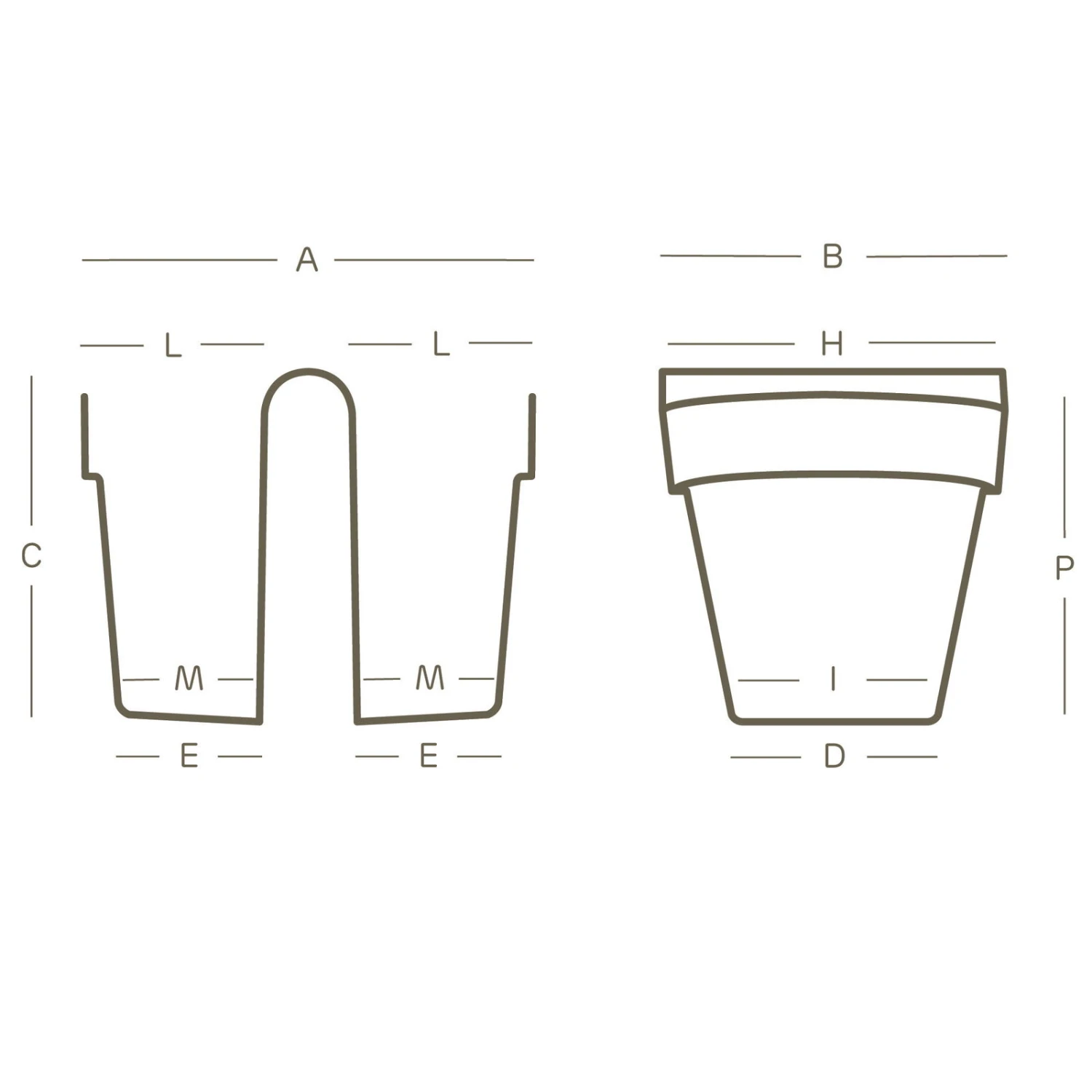 Balkon-Hängetopf Be Up Duo Mit Wasserreservoir Farbe Sand, 25 Cm, Erdvol. 8 L 4 Balkon-Hängetopf Be Up Duo Mit Wasserreservoir Farbe Sand, 25 Cm, Erdvol. 8 L – Bild 2