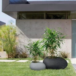 Pflanzstein Flow, Stony Grey, L 48 X B 38 X H 23 Cm -Pflanzen Geschäft 3210103633 3210103634 3210103635 3210103636 Pflanzstein Flow stony black grey 1 55926 1