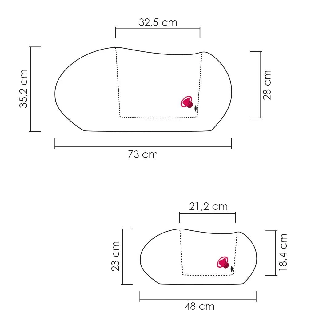 Pflanzstein Flow, Stony Black, Kunststoff 3 Pflanzstein Flow, Stony Black, Kunststoff – Bild 2