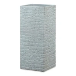 Pflanzgefäß 'Muretto High', Grau, L 26 X B 26 X H 60 Cm