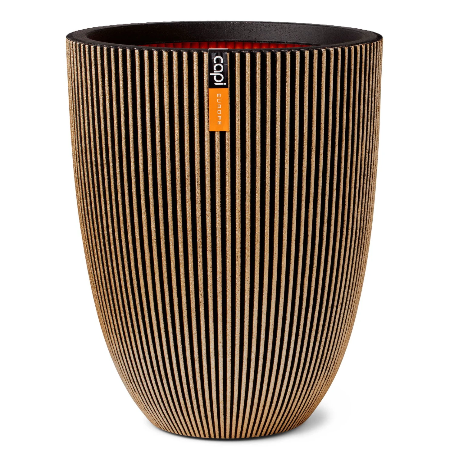 Pflanzvase 'Groove', Gold 3 Pflanzvase 'Groove', Gold