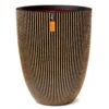 Pflanzvase 'Groove', Gold, Ø 43 X H 41 Cm -Pflanzen Geschäft 3210104117 pflanzvase groove 116907