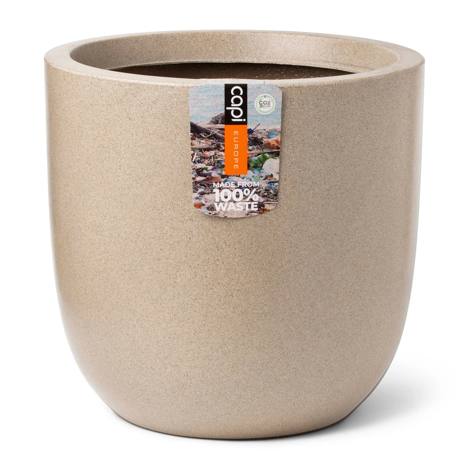 Pflanzgefäß 'Smooth', Beige 3 Pflanzgefäß 'Smooth', Beige