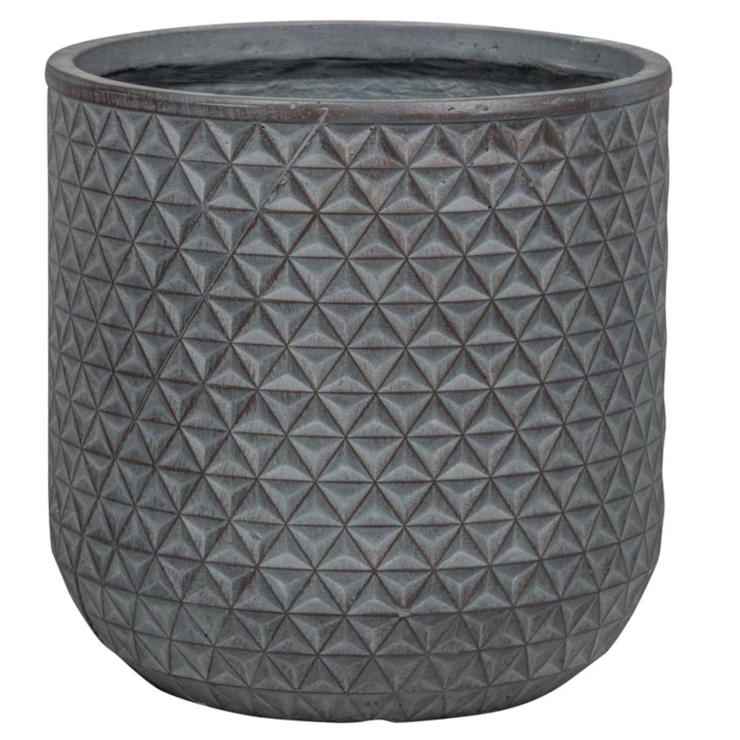 Pflanzgefäß 'Chester 04', Dunkelgrau, Ø 25 X H 25 Cm 3 Pflanzgefäß 'Chester 04', Dunkelgrau, Ø 25 X H 25 Cm