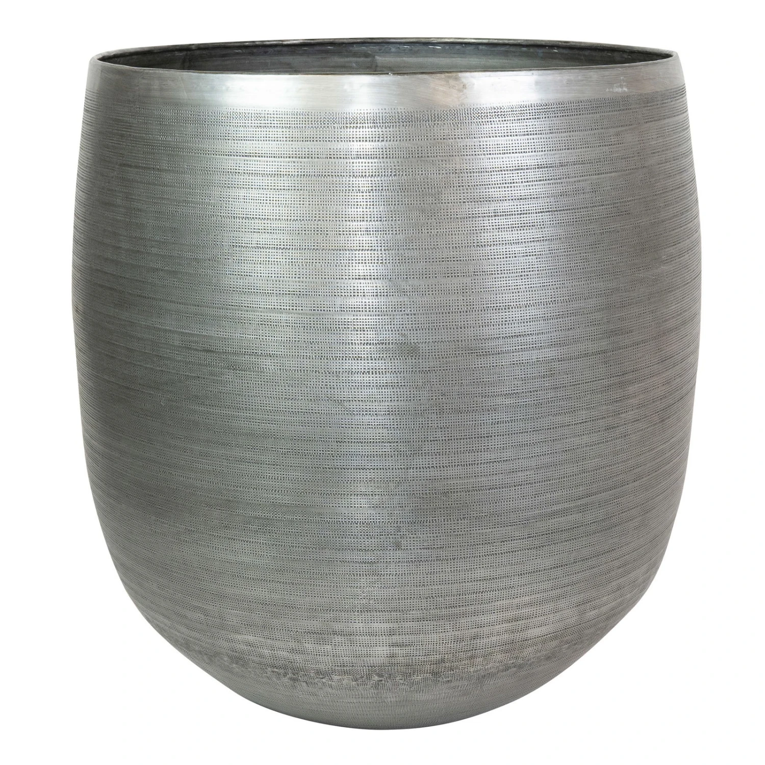 Pflanzgefäß 'Rowen', Silber, Ø 50 X H 47 Cm 3 Pflanzgefäß 'Rowen', Silber, Ø 50 X H 47 Cm