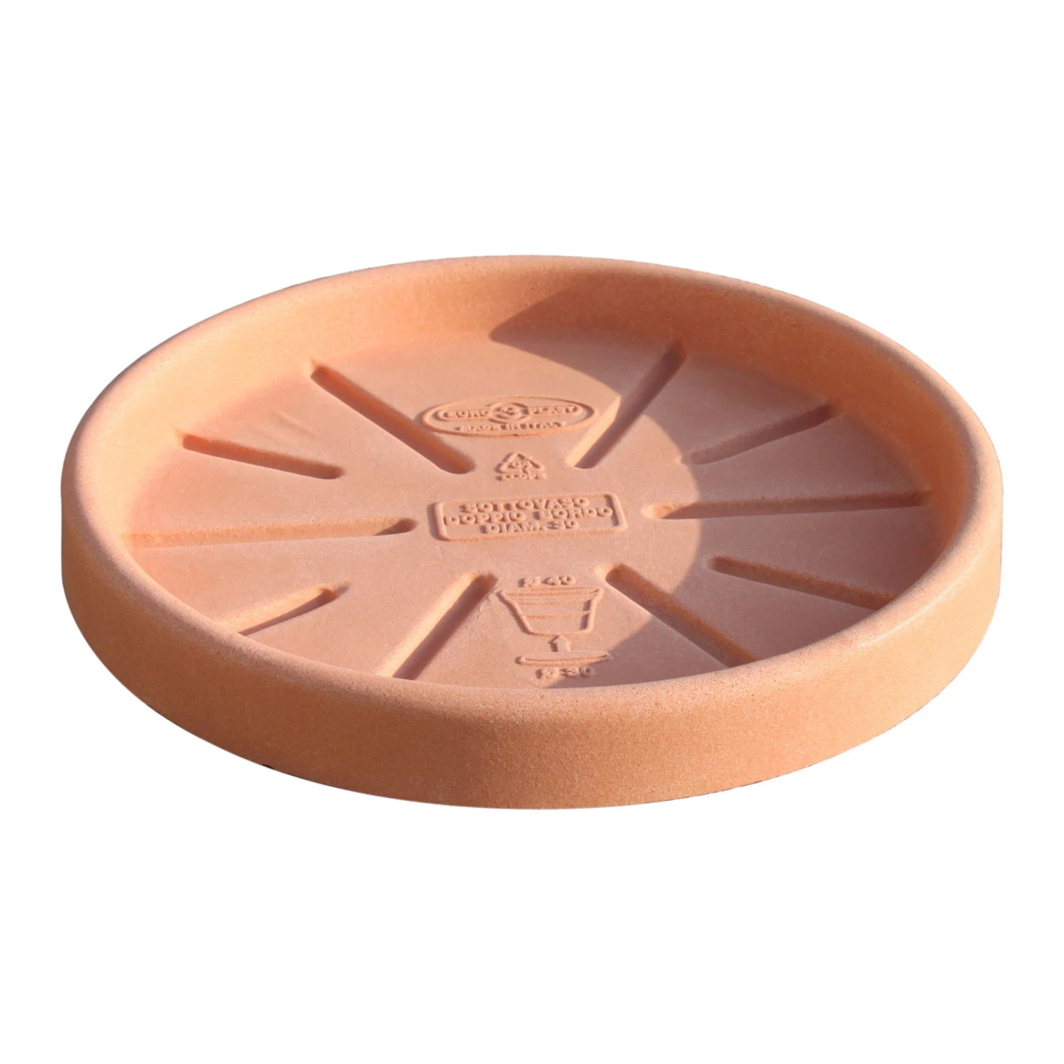 Euro 3 Plast Untersetzer Doppio Bordo Terra 3 Euro 3 Plast Untersetzer Doppio Bordo Terra