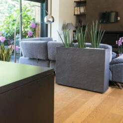 Pflanzkasten 'Volcania Crunch High', Anthrazit, Kunststoff -Pflanzen Geschäft 3230101089 Pflanzkasten Volcania Crunch High anthrazit L99xB29xH78cm 63l3 75441