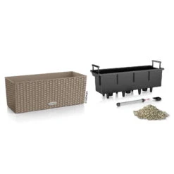 Lechuza 'Balconera Cottage 50', Sandbraun, 50 X 19 X 19 Cm -Pflanzen Geschäft 3230101162 Balconera Cottage 50 1 103356