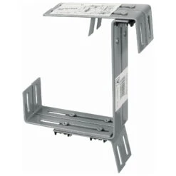 Blumenkastenhalter Aus Bandeisen, Grau