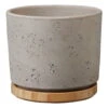 Übertopf Paros Deluxe, Keramik & Holz, Hellgrau, 23 Cm -Pflanzen Geschäft 3315201138 3315201139 3315201140 3315201141 uebertopf Paros Deluxe hellgrauHolz 86717