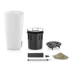 LECHUZA Rondo Premium 40, Weiß Hochglanz, All-in-One-Set, Ø 40 Cm, H:75 Cm 7 LECHUZA Rondo Premium 40, Weiß Hochglanz, All-in-One-Set, Ø 40 Cm, H:75 Cm -Pflanzen Geschäft 3325100103 Rondo Premium40 weiss All in OneSet D40xH75cm RGB 3 7756