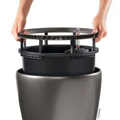 LECHUZA Classico Premium LS, All-in-One-Set, Anthrazit-metallic, Ø 28 Cm H:26 Cm -Pflanzen Geschäft 3325100223 Classico Premium 28LS anthrazit All in One Set D28xH26cm RGB 4 7762