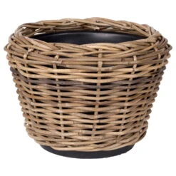 Pflanzkübel Drypot Grau, Ø Ca. 38 Cm, Höhe Ca. 33 Cm -Pflanzen Geschäft 3345100205 Drypot Terrassenkuebel 47291