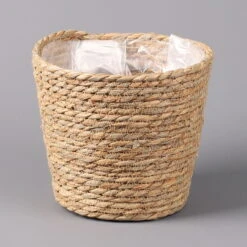 Seegraskorb 'Osaka' Mit Folieneinsatz, Natur, 21 Cm Ø, 2er-Set