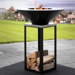 Feuerschale Fyro 80, Zweiteilig, 102 X 80 X 80 Cm -Pflanzen Geschäft 3920100728 Feuerschale Fyro80 80x80x102cm3 71309