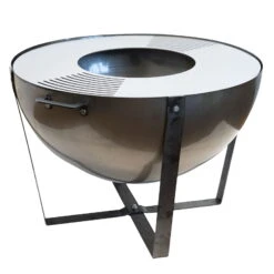 Feuerschale 'Dakota', Rostfarben, Ca. 60 X Ø 80 Cm -Pflanzen Geschäft 3920100762 Feuerstelle Dakota ca 80cm rund 1 118577