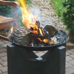 Feuerschale Mit Granito-Fuß Ø Ca. 59 Cm -Pflanzen Geschäft 3920150029 Feuerschal Dca59cm Schale Granito Fuss 2 23890