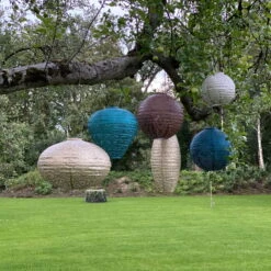 Solarlaterne 'Balloon XL', Helltaupe, Ø 35 X 50 Cm -Pflanzen Geschäft 72462 lumiz IMG 0626 123929 4