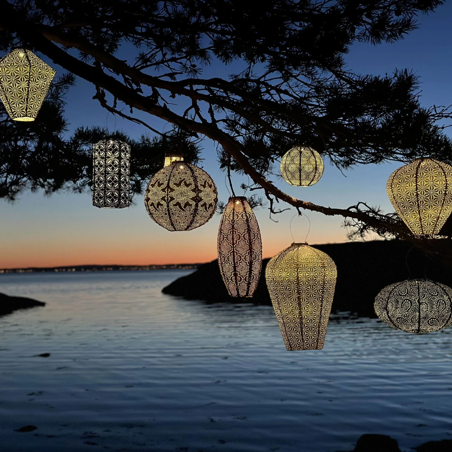 Solarlaterne 'Round', Kupfer, 28,9 X Ø30 Cm 7 Solarlaterne 'Round', Kupfer, 28,9 X Ø30 Cm – Bild 5