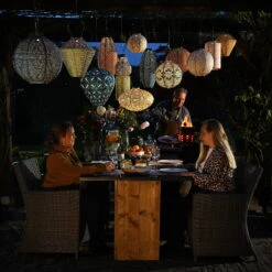 Solarlaterne 'Long Oval 20', Pink, Ø 20 X 45 Cm -Pflanzen Geschäft 72462 lumiz cover2 123927 2